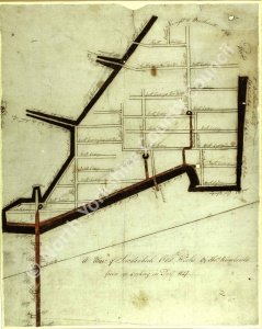 Historic map of East Witton 1841